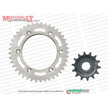 CF Moto 450SR Ön - Arka Dişli Set - 14T-41T CF Moto 450SR Ön - Arka Dişli Set - 14T-41T